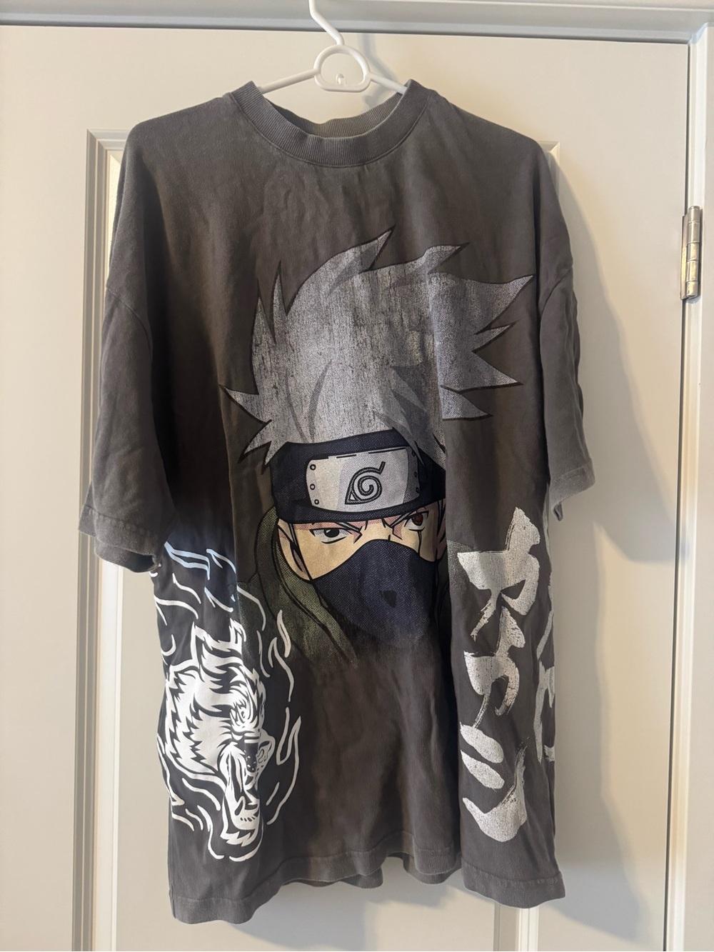 Gray Naruto Darc Sport Graphic Tee - Mens